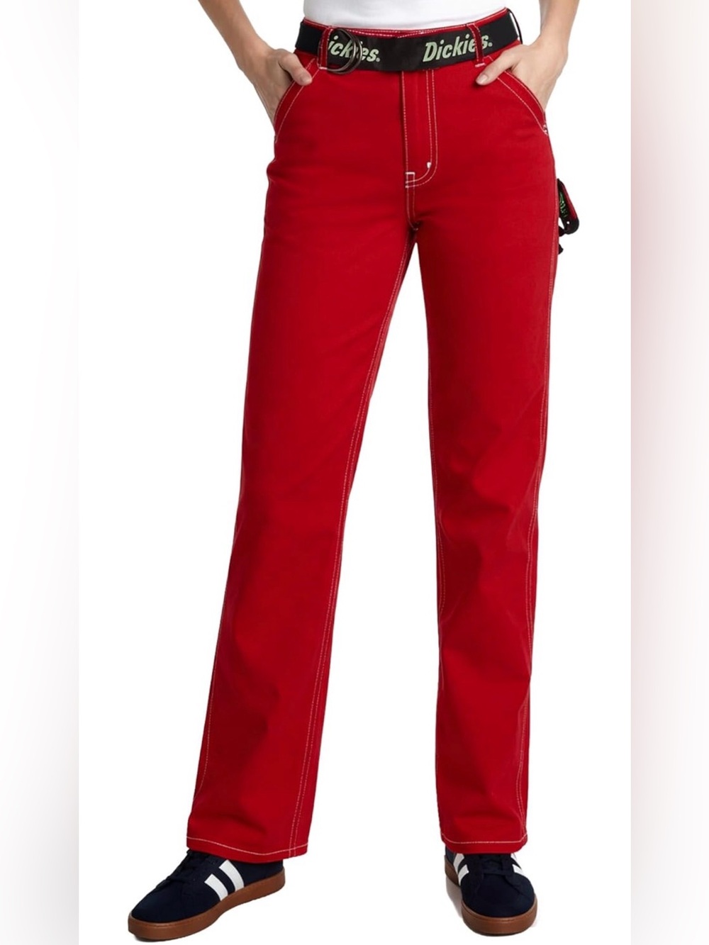 Dickies Women's red carpenter work pants Jeans